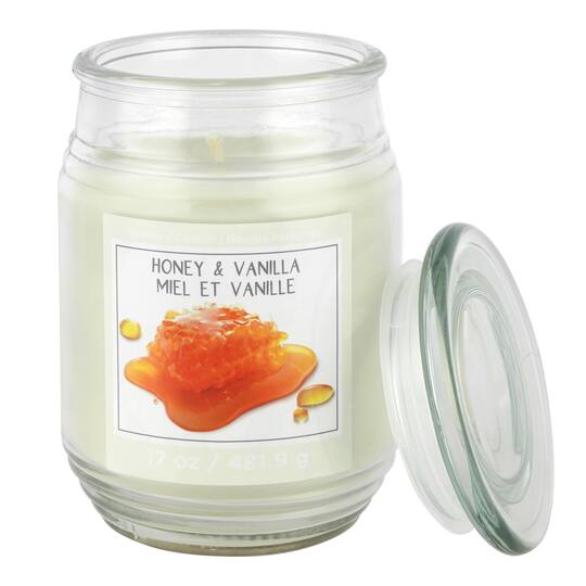Honey & Vanilla Scented Jar Candle by Ashland®